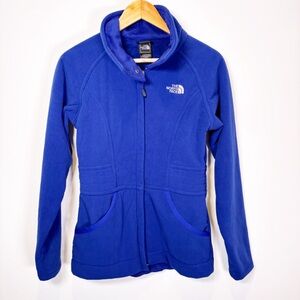 North Face Long Blue Fleece Jacket
